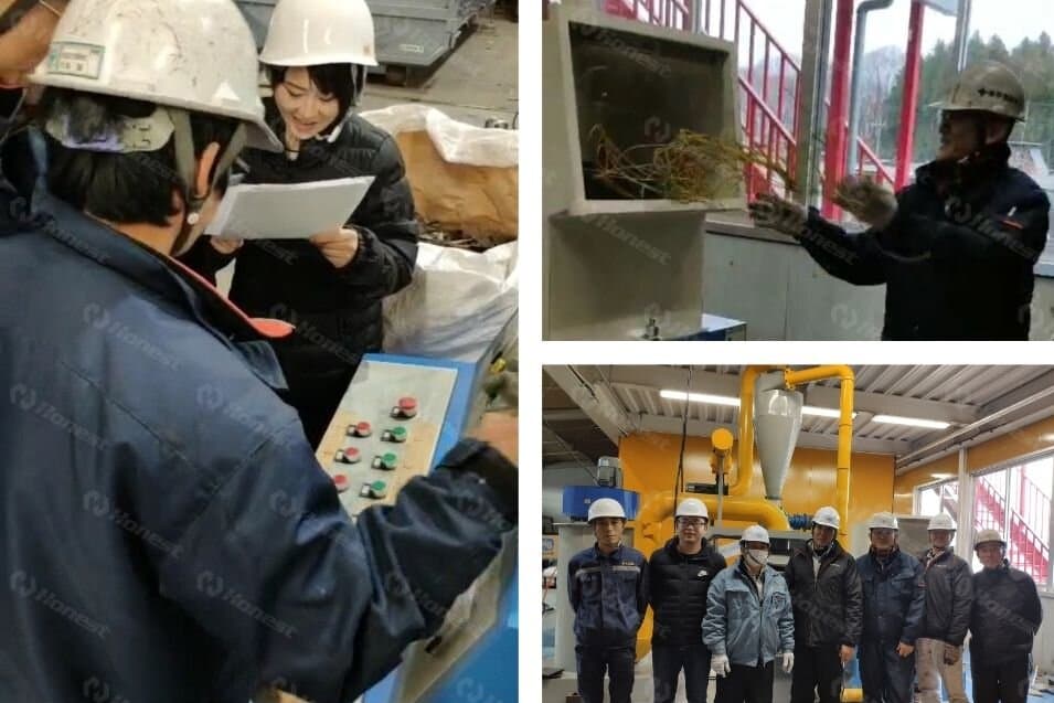 Customized Copper Wire Recycling Equipment for Japanese Customers