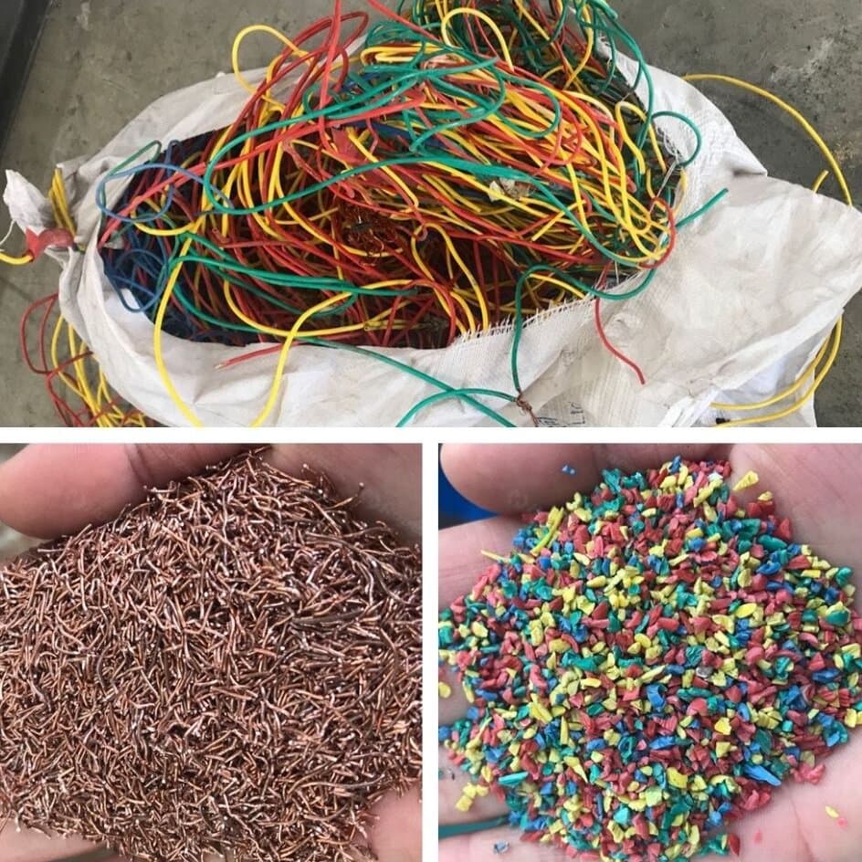 Highest Prifit of Cheap and Small Electric Cable Granulator Output
