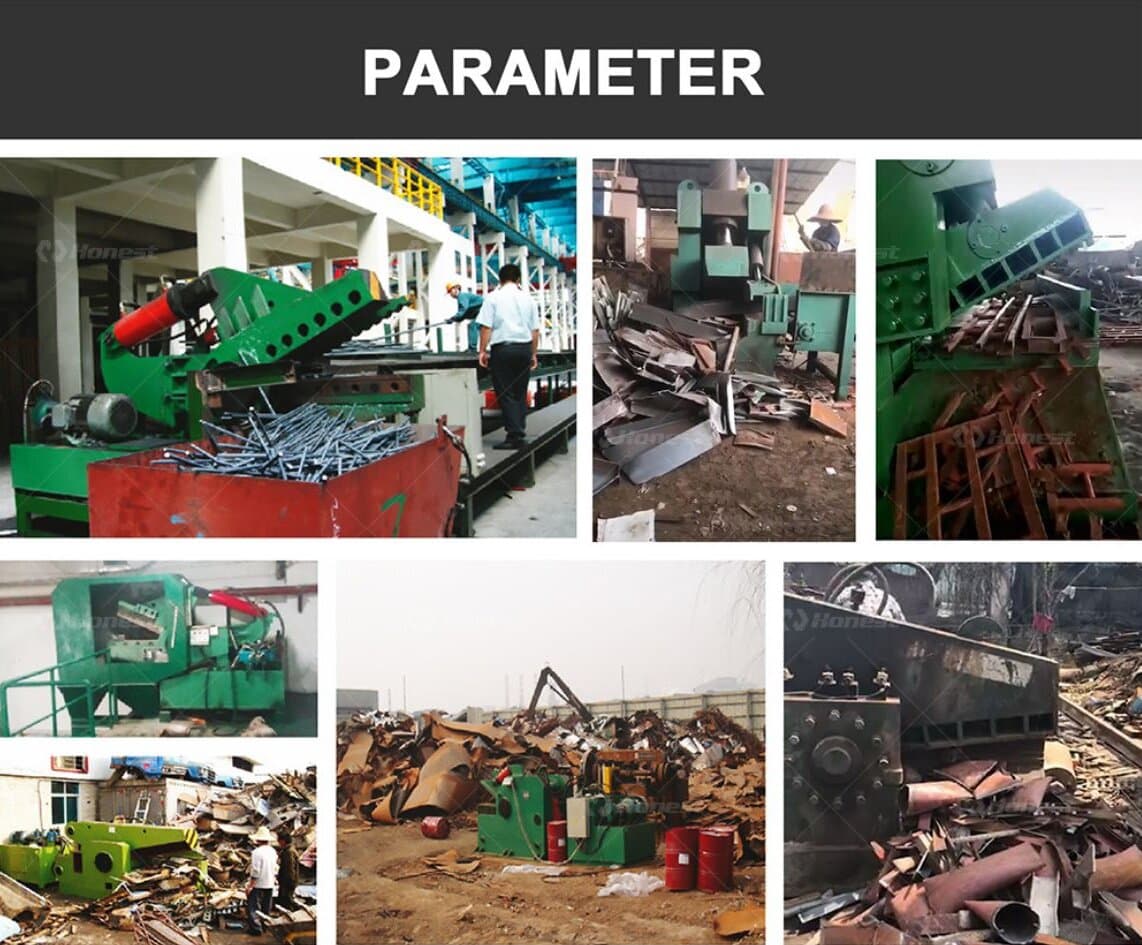 Hydraulic Alligator Shear Machine Customers Site Overview