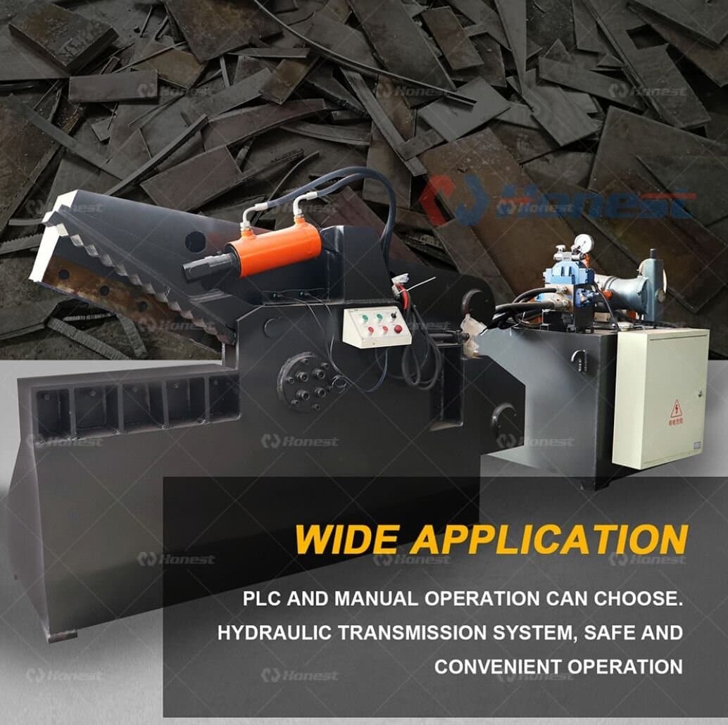 Hydraulic Alligator Shear Machine Features Description