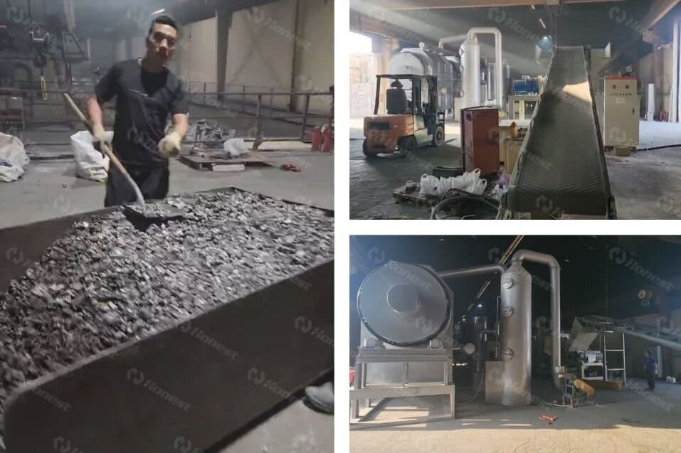Oman Used Aluminum Beverage Can Recycling Line Site