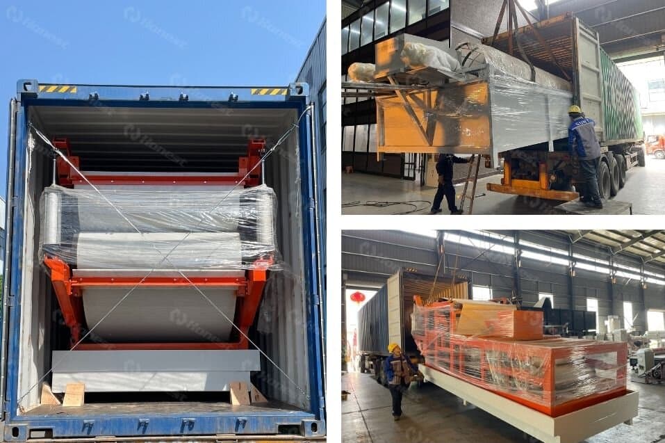 Paper Plastic Recycling Equipment Delivered to Russia