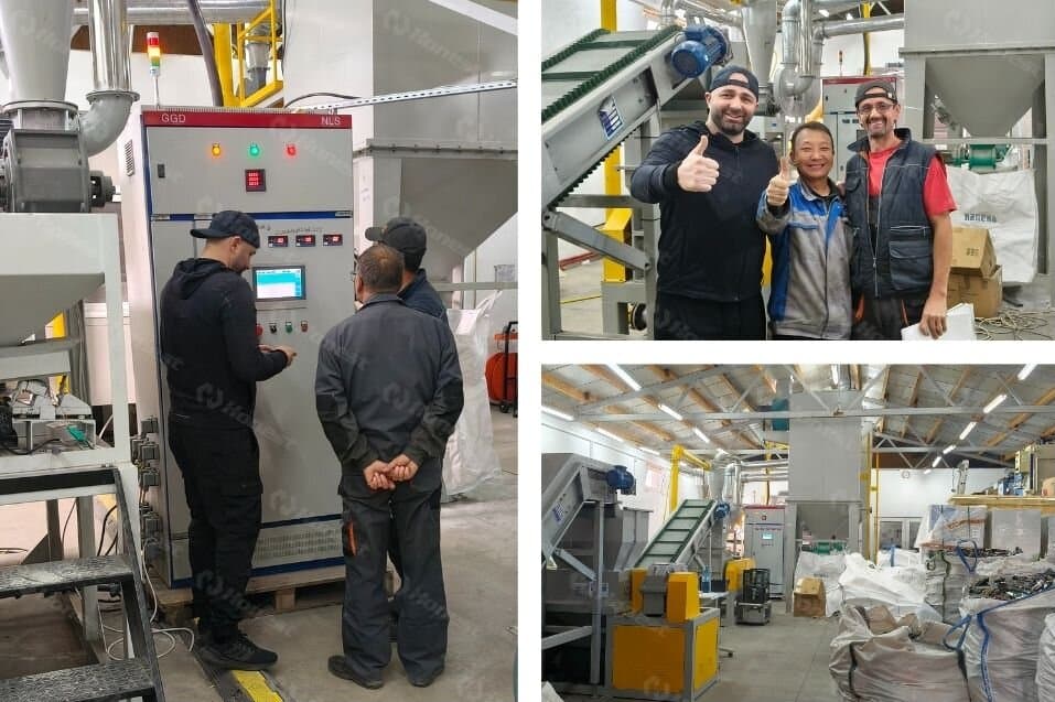 Romania PCB Recycling Equipment Working Site