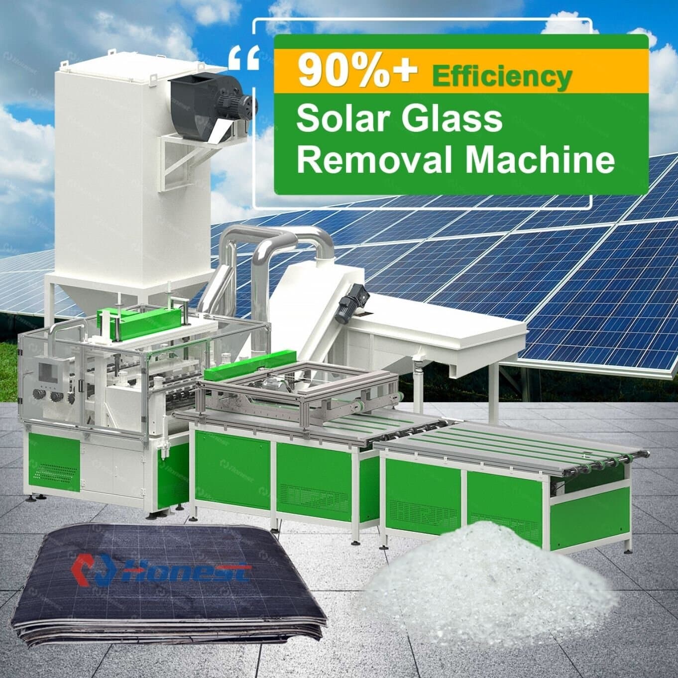 Solar Panel Glass Separation Machine