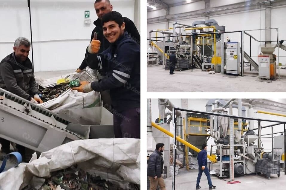 Circuit Boards Shredding Recycling Equipment In Turkey