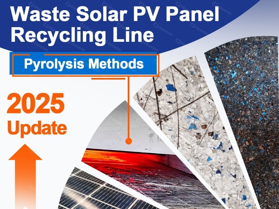 Extract Silicon from Solar Panels using a Pyrolysis Line