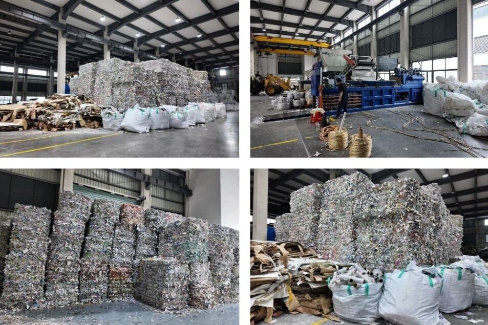 Horizontal Paper Baling Machine Operational Demonstration in Malaysia