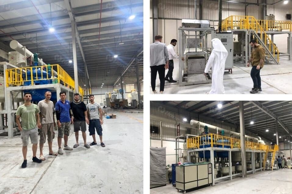 PCB Gold Extraction Equipment Installed in Qatar