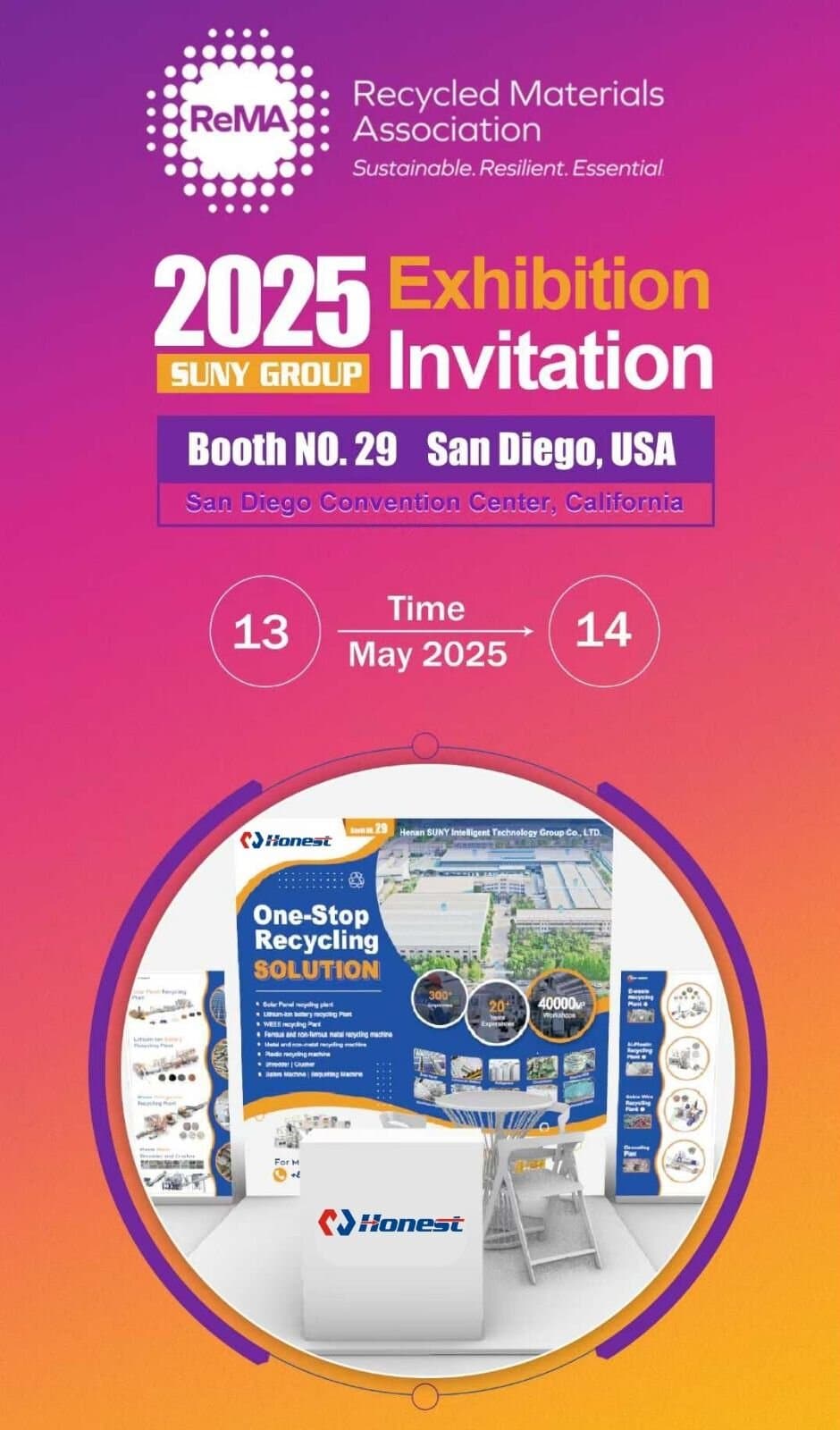 Recycling Solutions on Display Booth 29 at ReMA