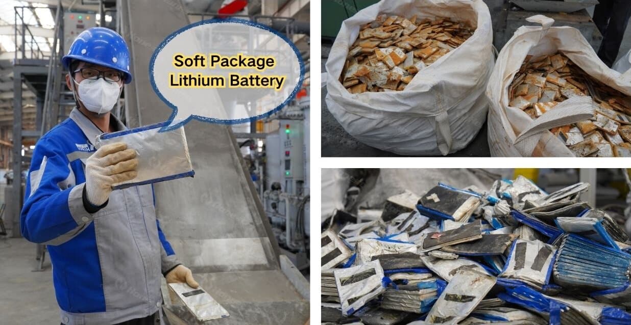 Soft Package Lithium Battery Recycling System