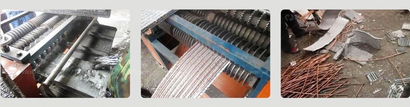 AC Radiator Stripping Machine Product Usage /Application