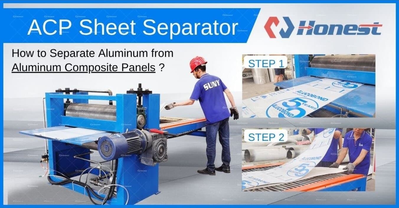 ACP Sheet Separator for Aluminum Plastic Recycling