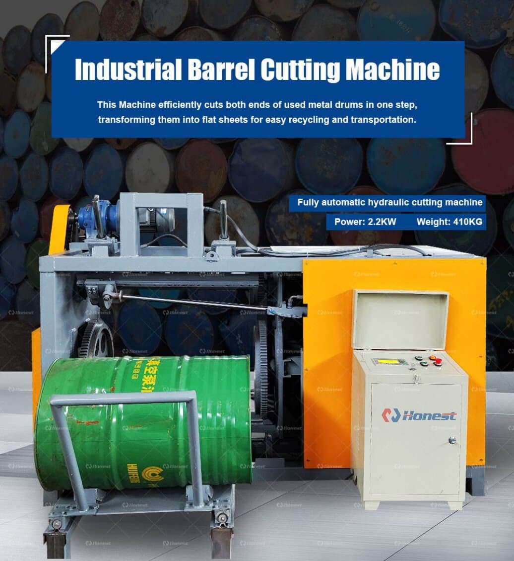 Industrial Barrel cutting Machine