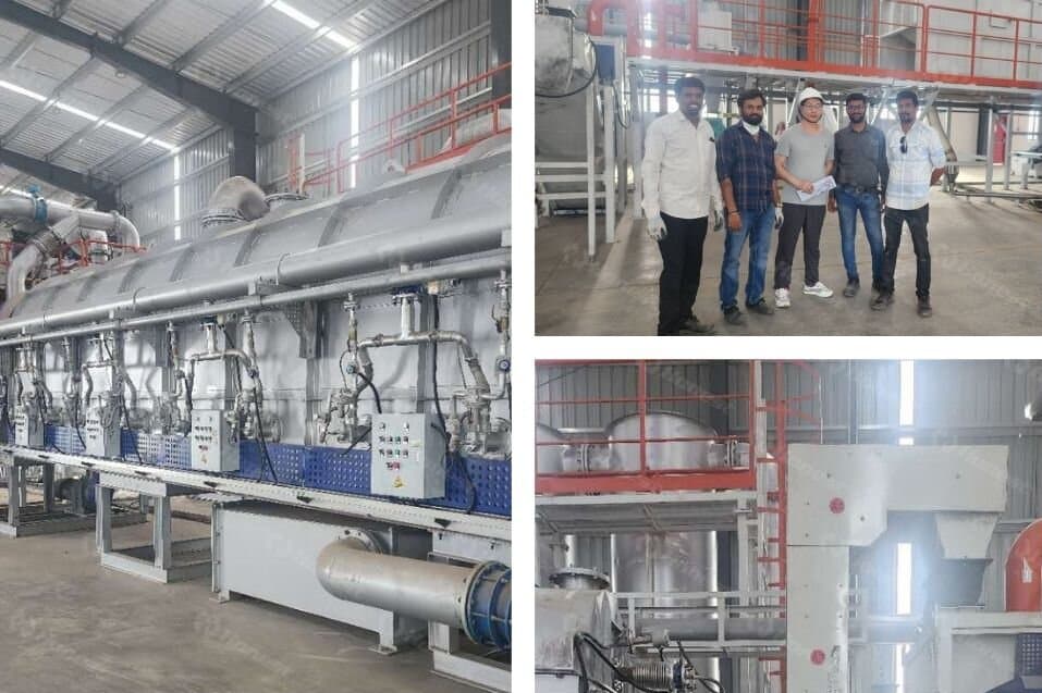 Latest lithium-ion battery recycling machine installed in India