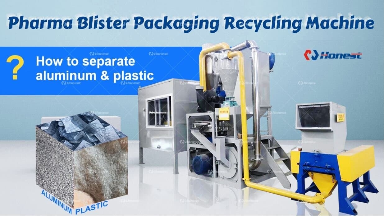 Pharma Blister Packaging Recycling Machine