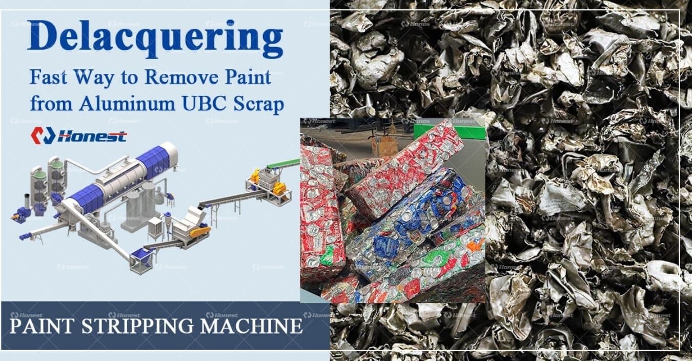Shredding and Crushing UBC for Decoating Plant