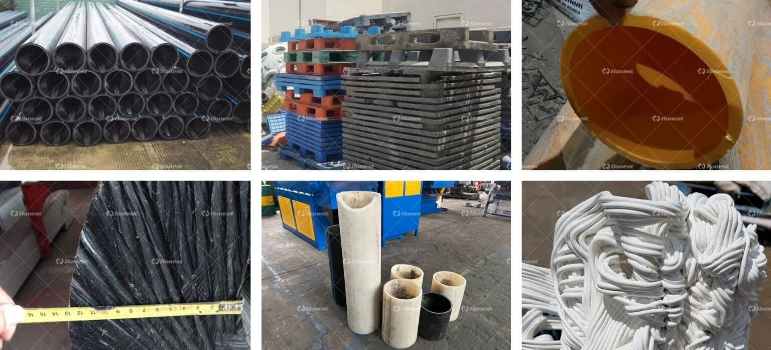 Single Shaft Pipe Shredder Machine