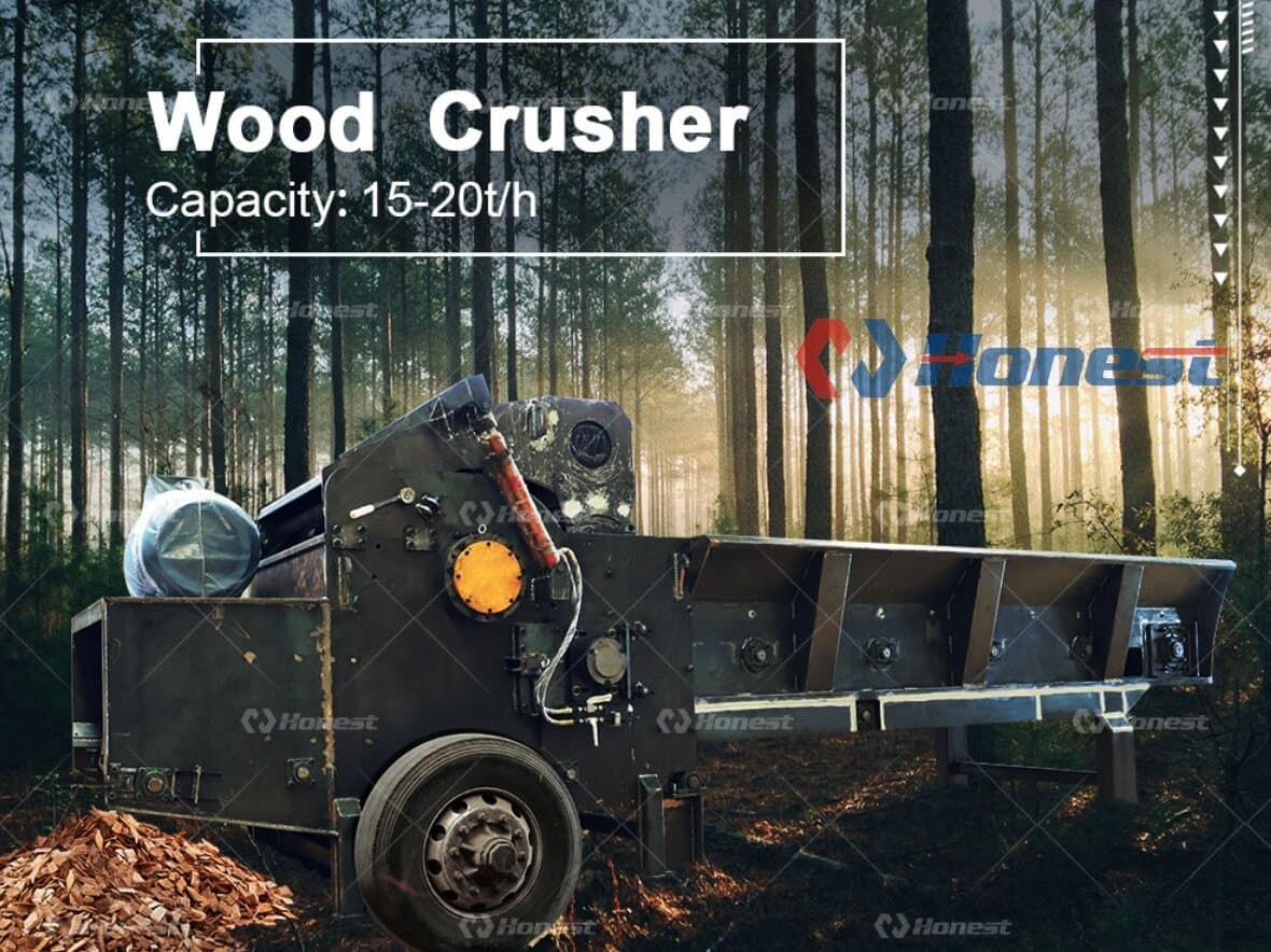 Wood Chipper/Crusher Machine