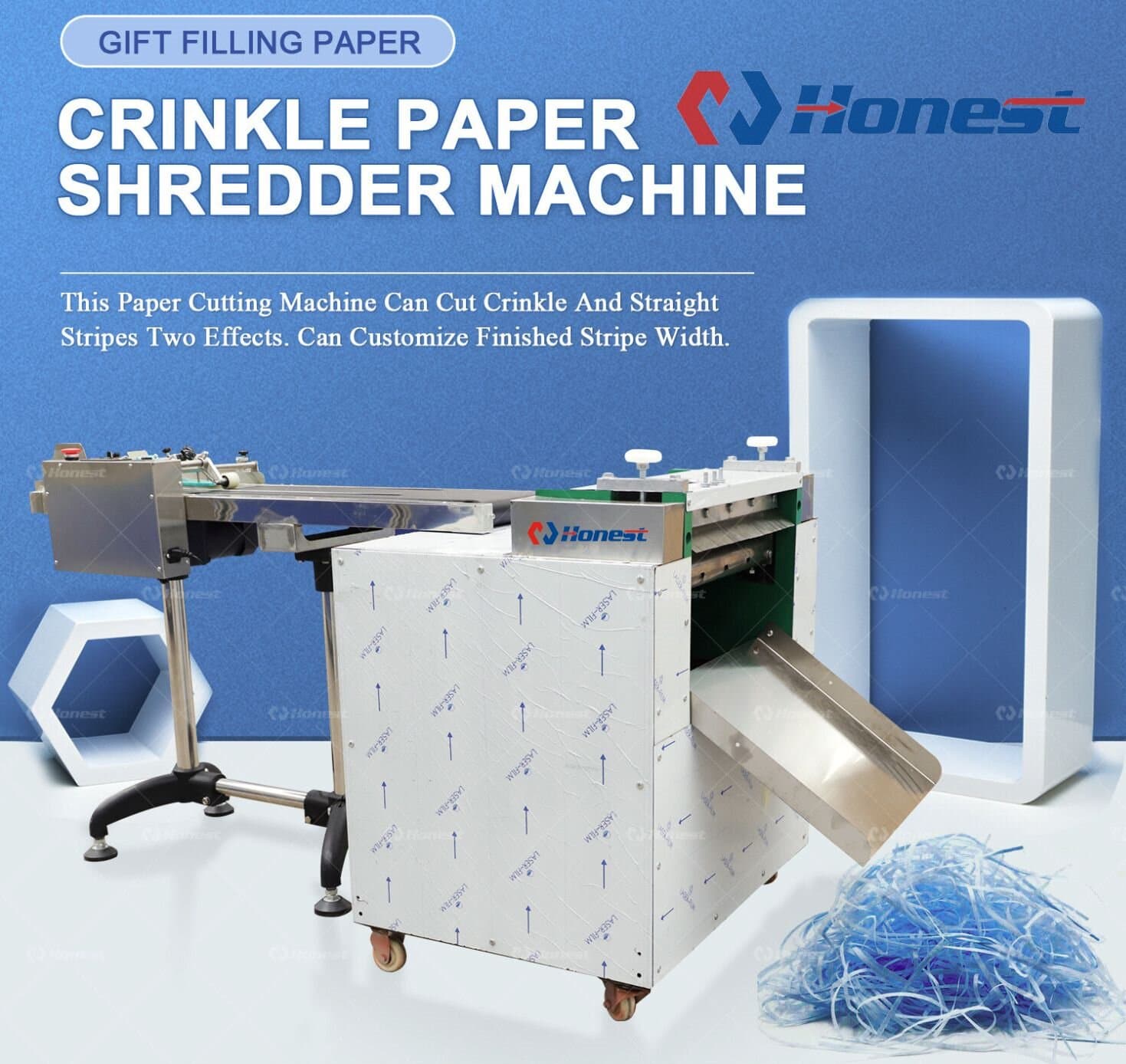 Crinkle Paper Shredder for Gift Packaging & Basket Filler