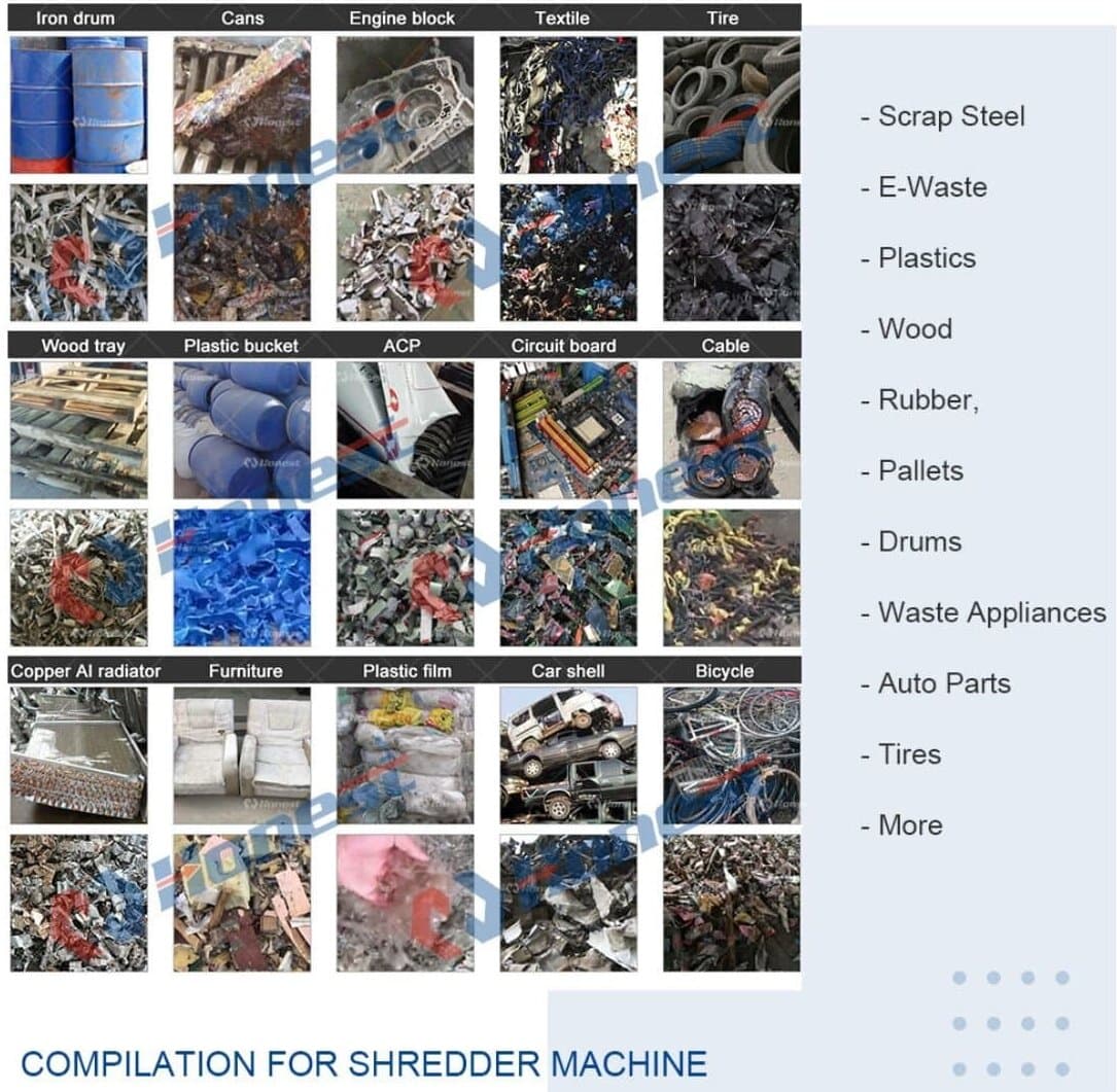 Hydraulic Double Shaft Shredder Machine Product Usage / Application