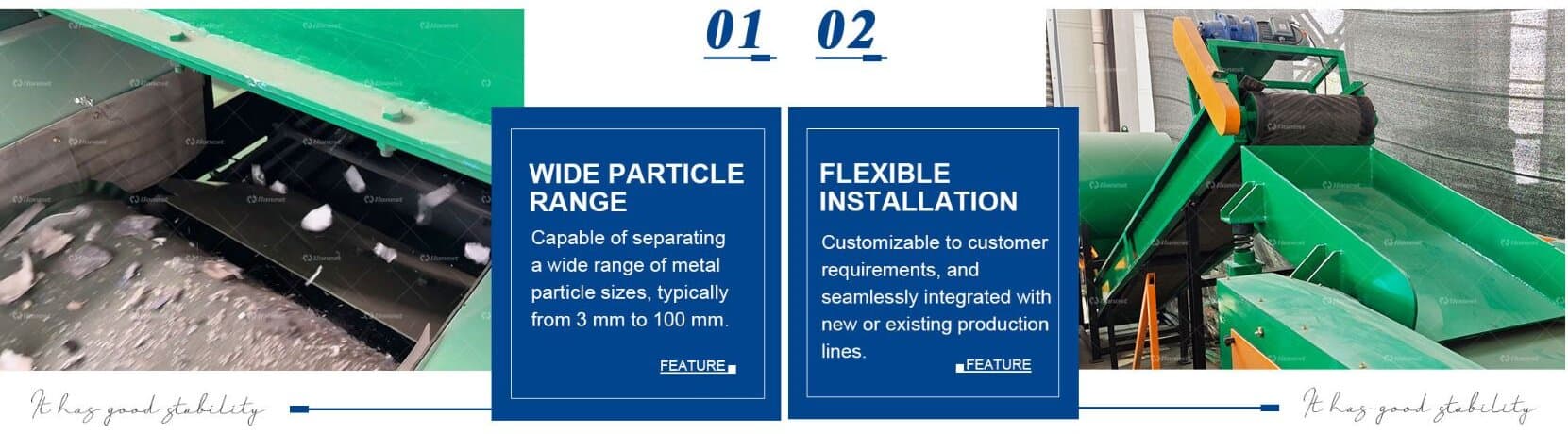 Key components of Eddy Current Separator Machine