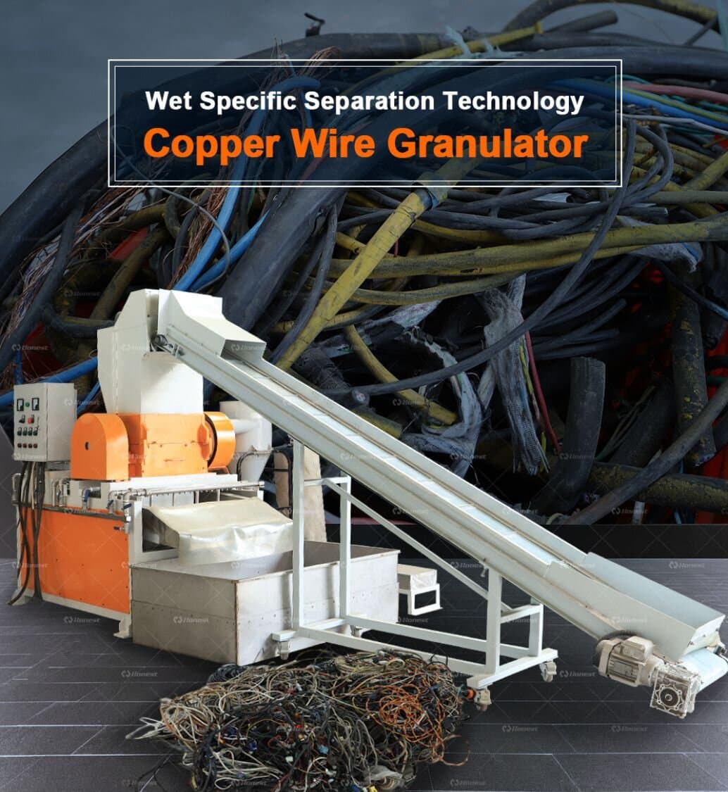 Mini Wet Copper Wire Granulator Machine