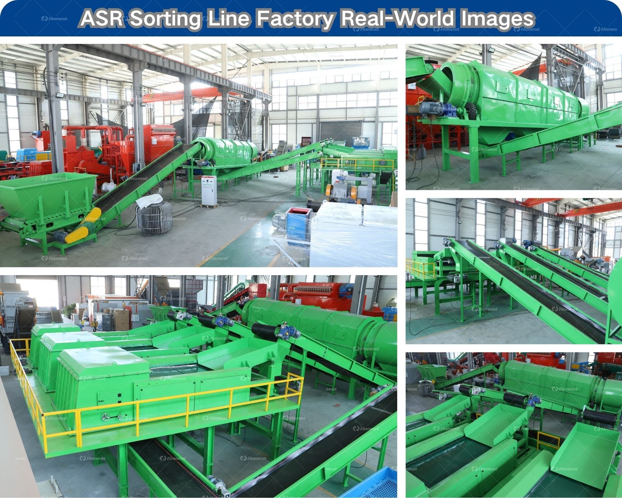 ASR Sorting Line Factory Real-World Images