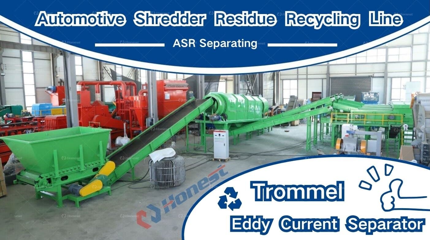 Automotive Shredder Residue Recycling Line
