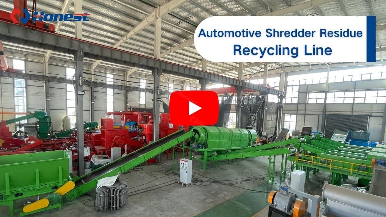 Automotive Shredder Residue Recycling Line