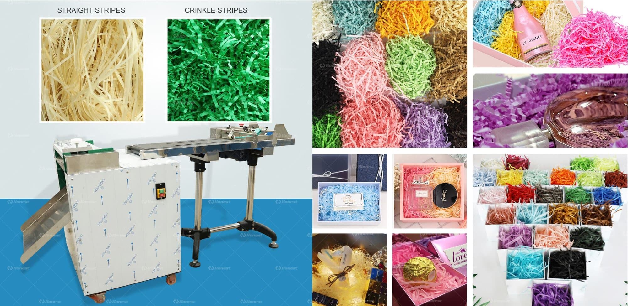Crinkle Paper Shredder / Crinkle paper production equipment