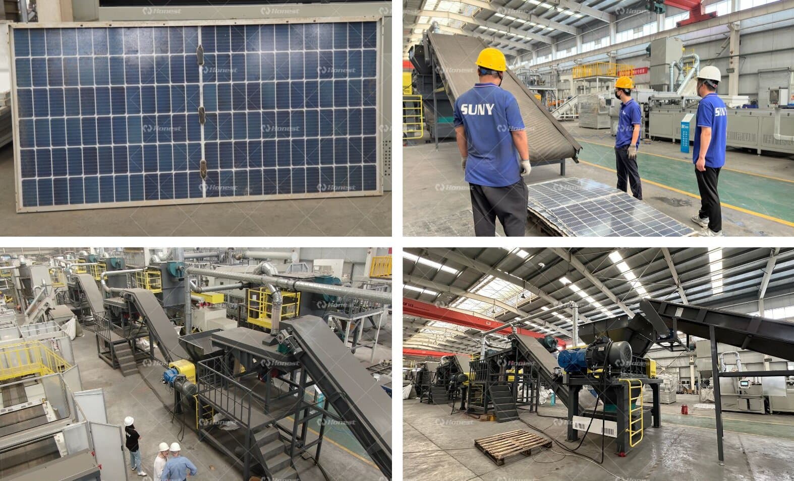 Double Glass PV Module Recycling Machine