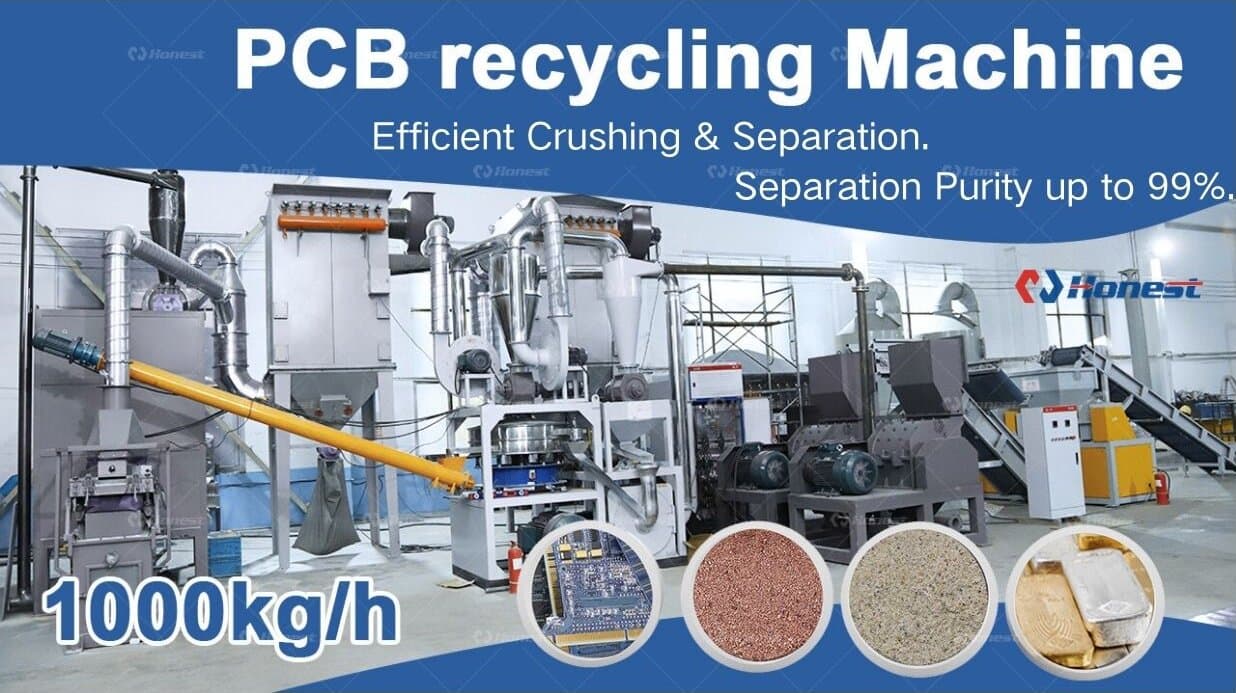 Efficiency PCB Circuit Board Recycling Machine