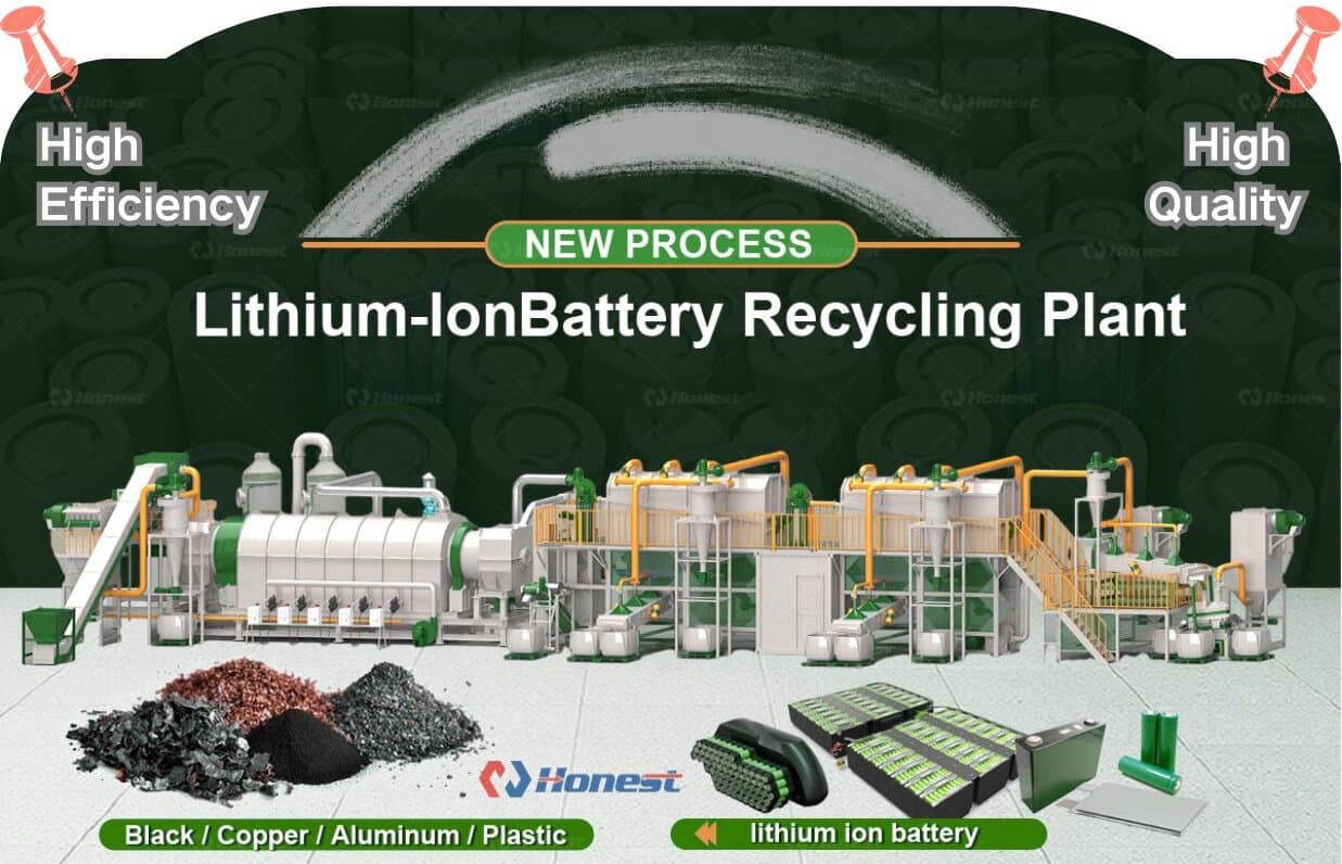 Mechanical EV Lithium-ion Battery Recycling Equipment