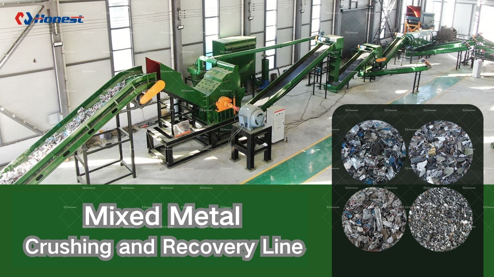 Mixed Metal Crushing and Recovery Line