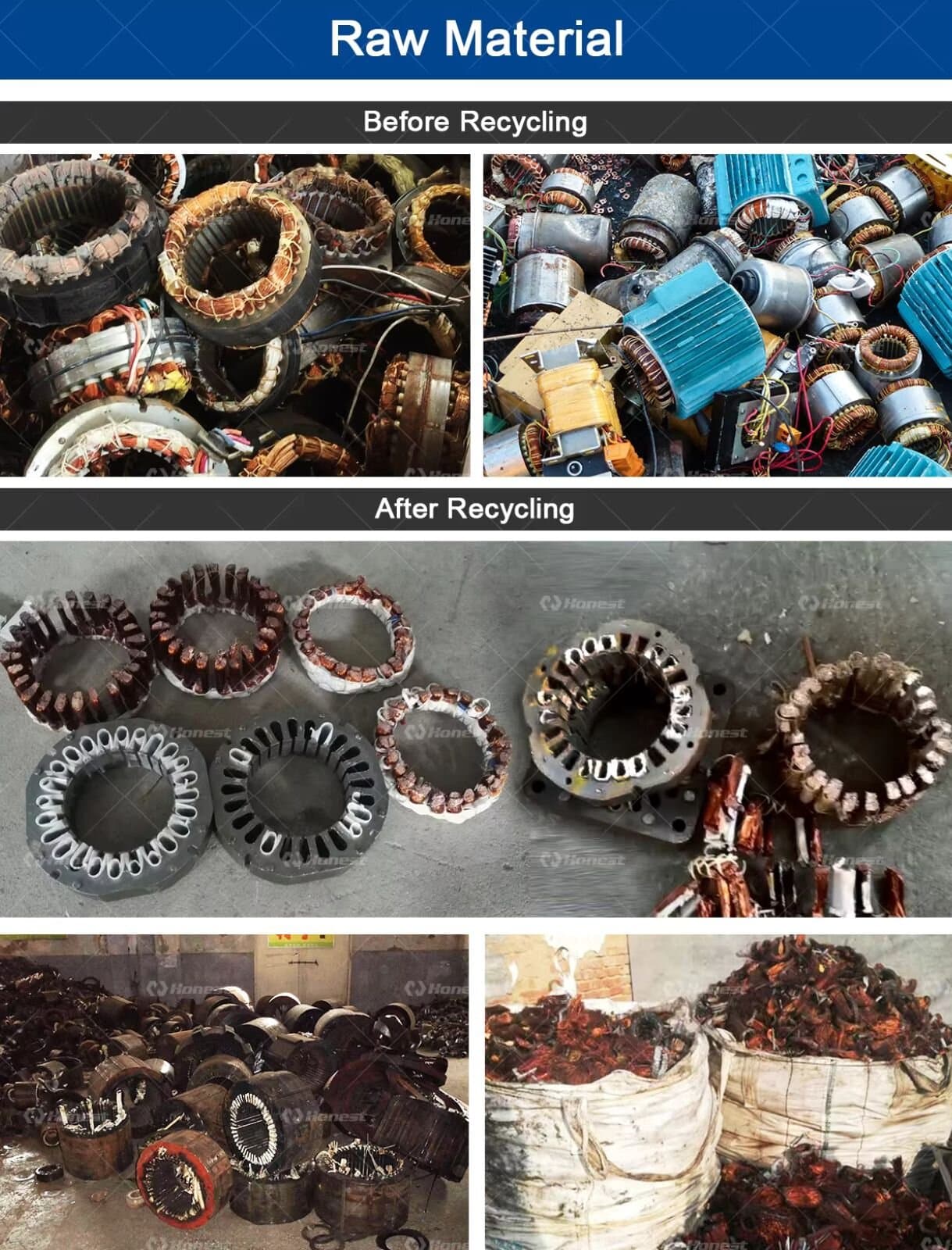 Motor Stator Copper Cutting and Extracting Machine Product Usage / Application