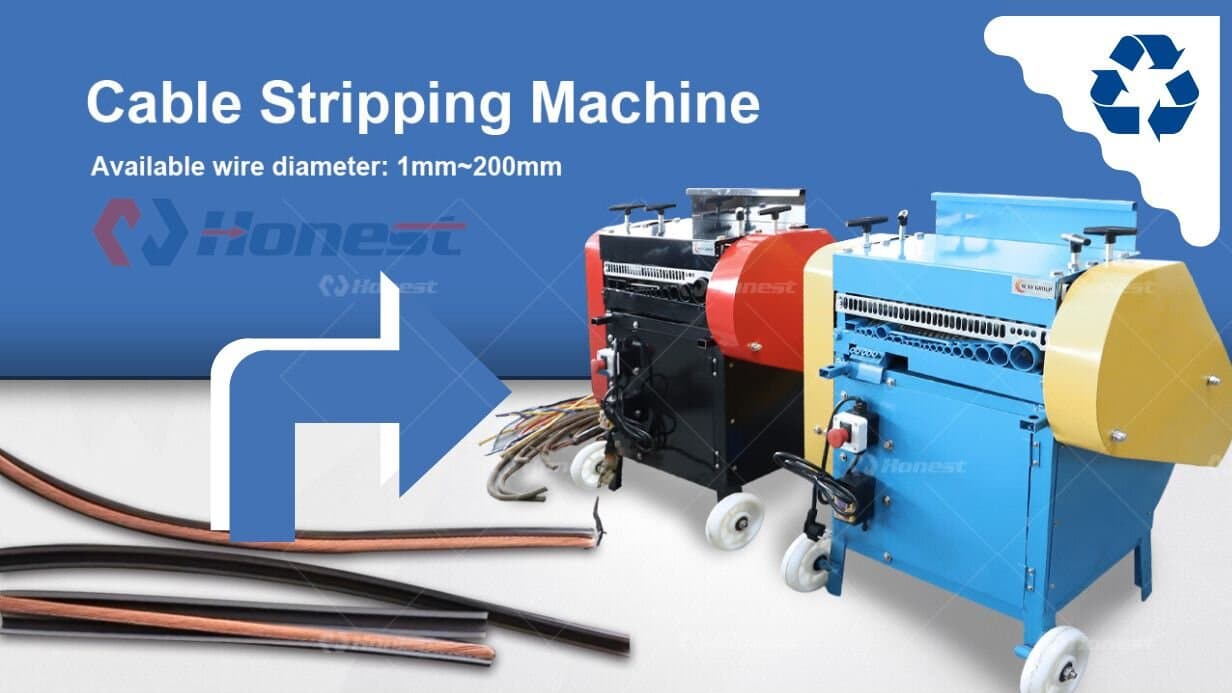 Industrial Automatic Electric Cable Wire Stripping Machine