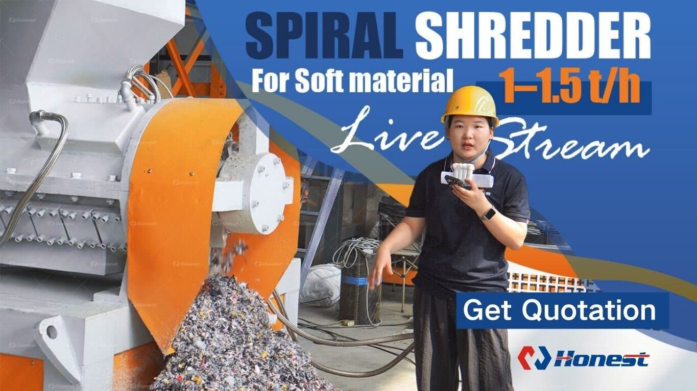 Spiral Pulverizer Shredder Equipment