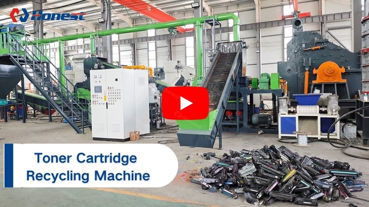 Toner Cartridge Recycling Machine video