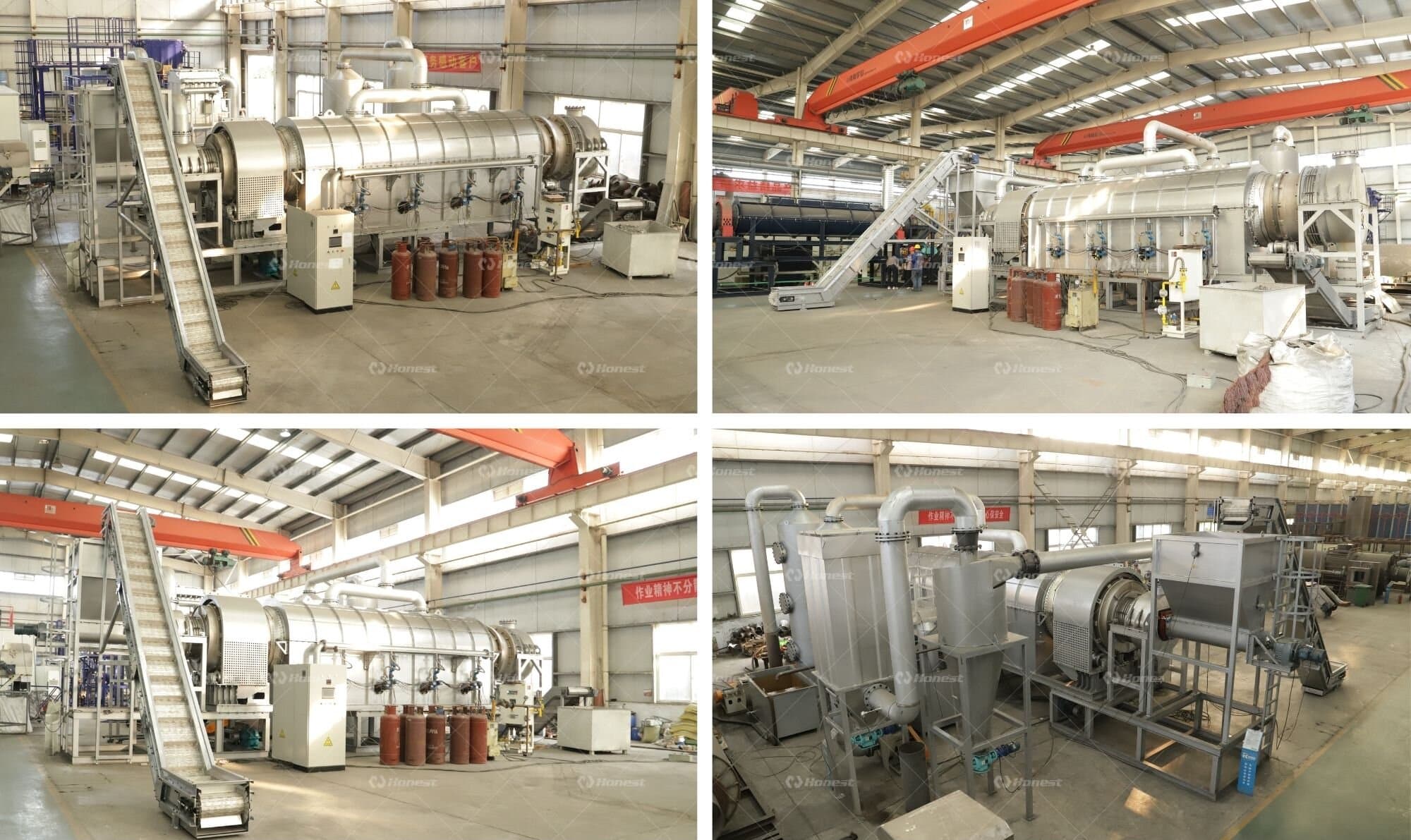 UBC Cans Paint Removing Machine Recycling Line