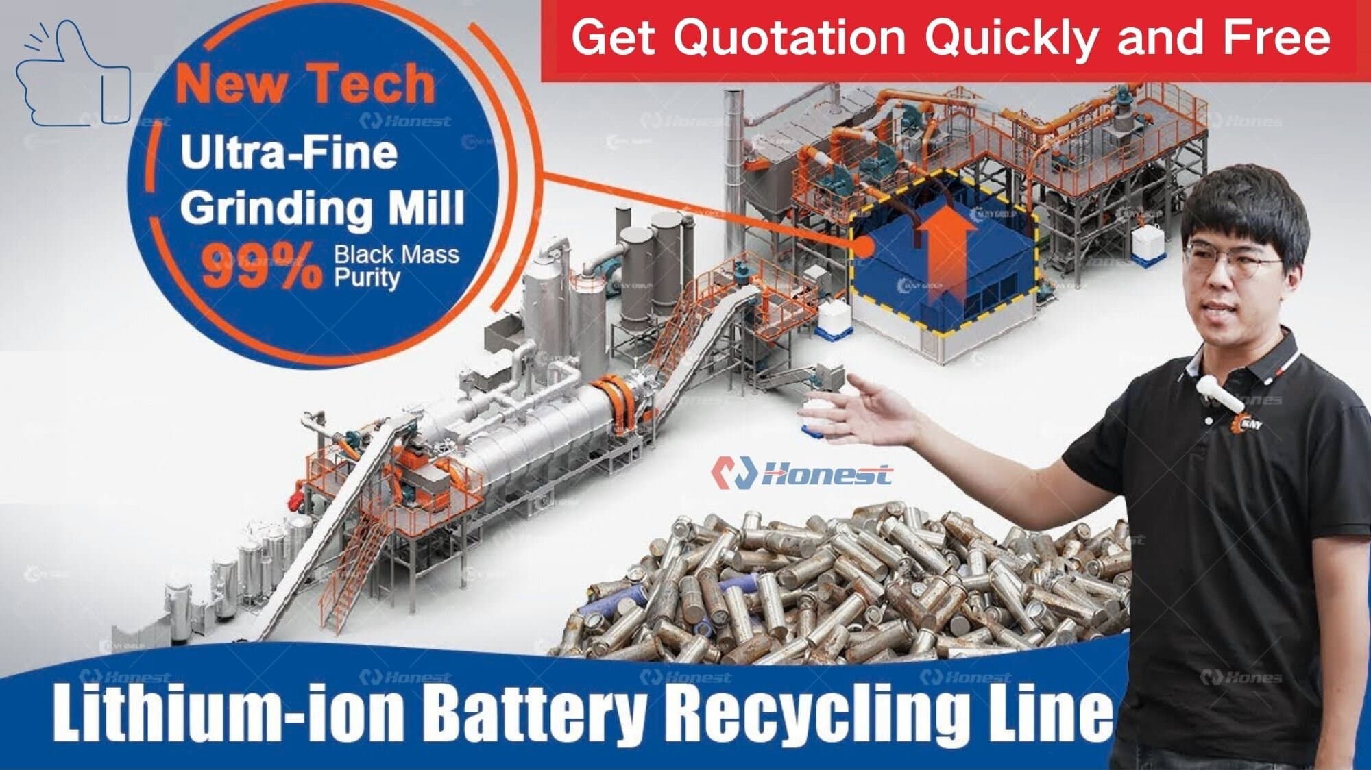 Reconstructed Lithium-ion Battery Recycling Solution