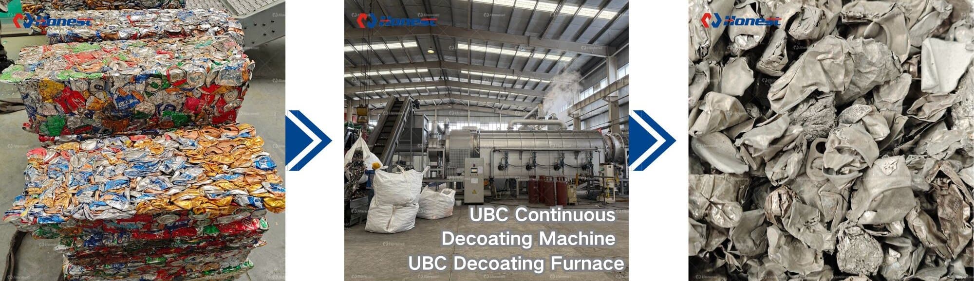 UBC Continuous Decoating Machine UBC Decoating Furnace
