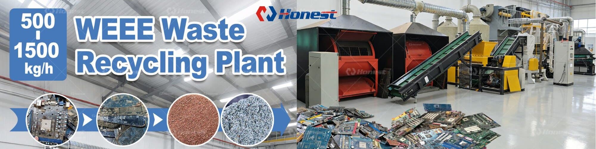 well-designed PCB recycling plant