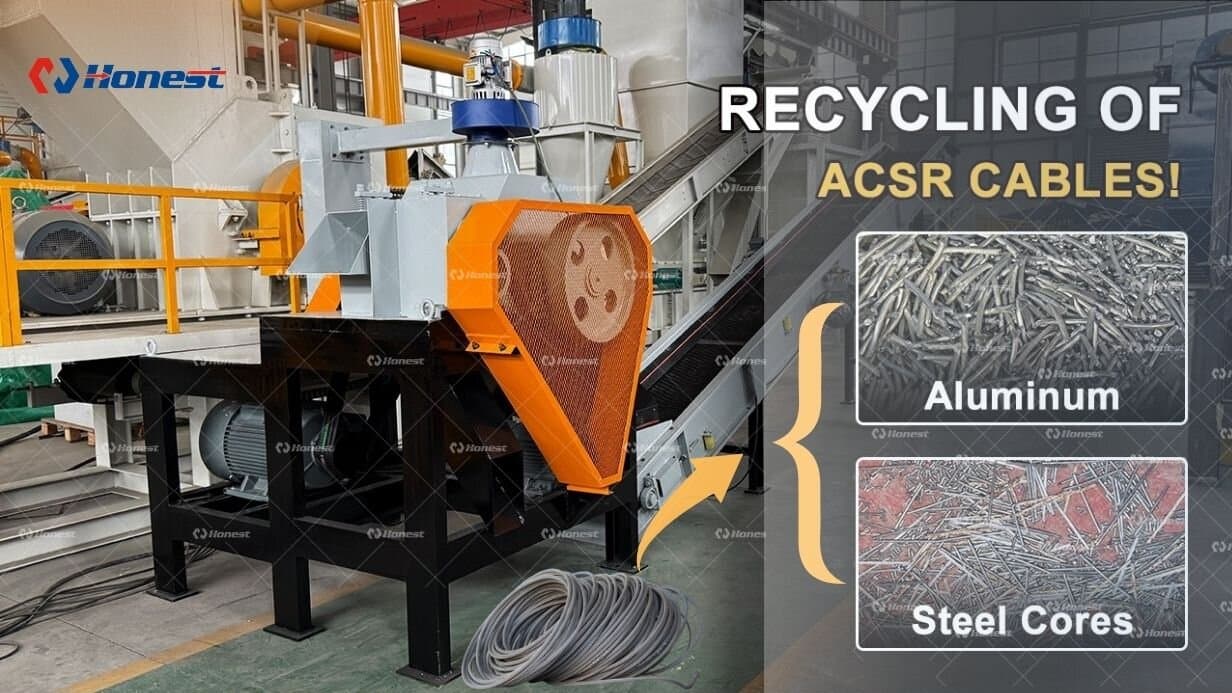 ACSR (Aluminum Conductor Steel-Reinforced) recycling equipment