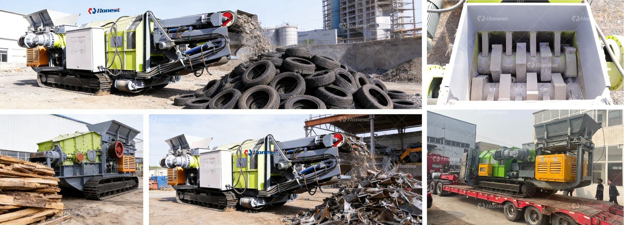 Mobile Two-Shaft Shredder