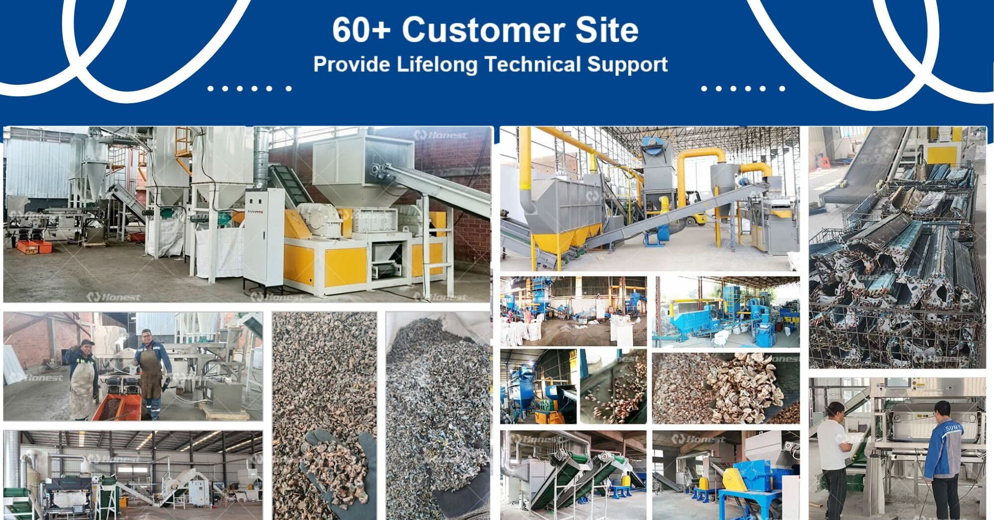 Scrap Copper-Aluminum Radiator Recycling Line Customers Site Overview