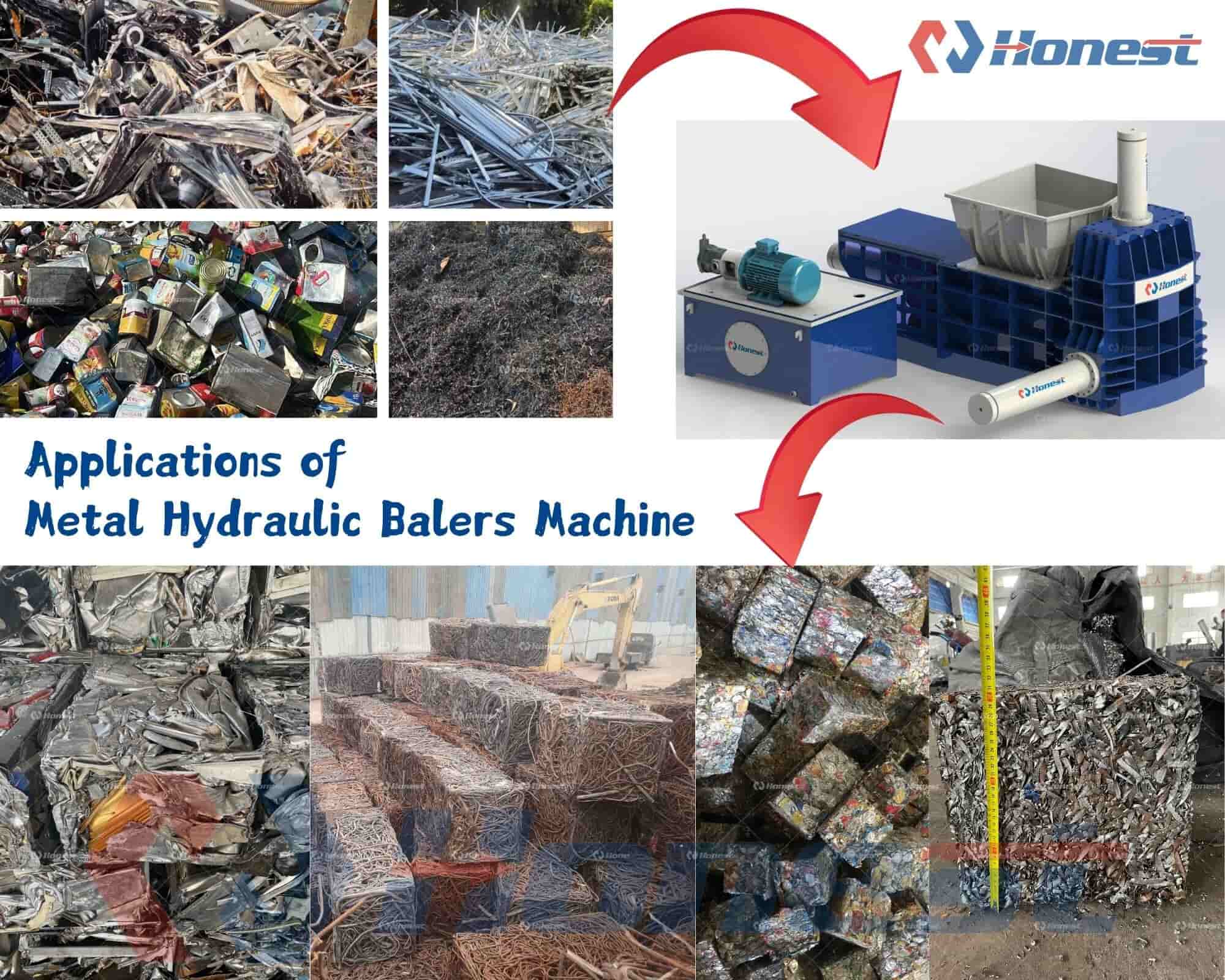 Applications of Metal Hydraulic Balers Machine