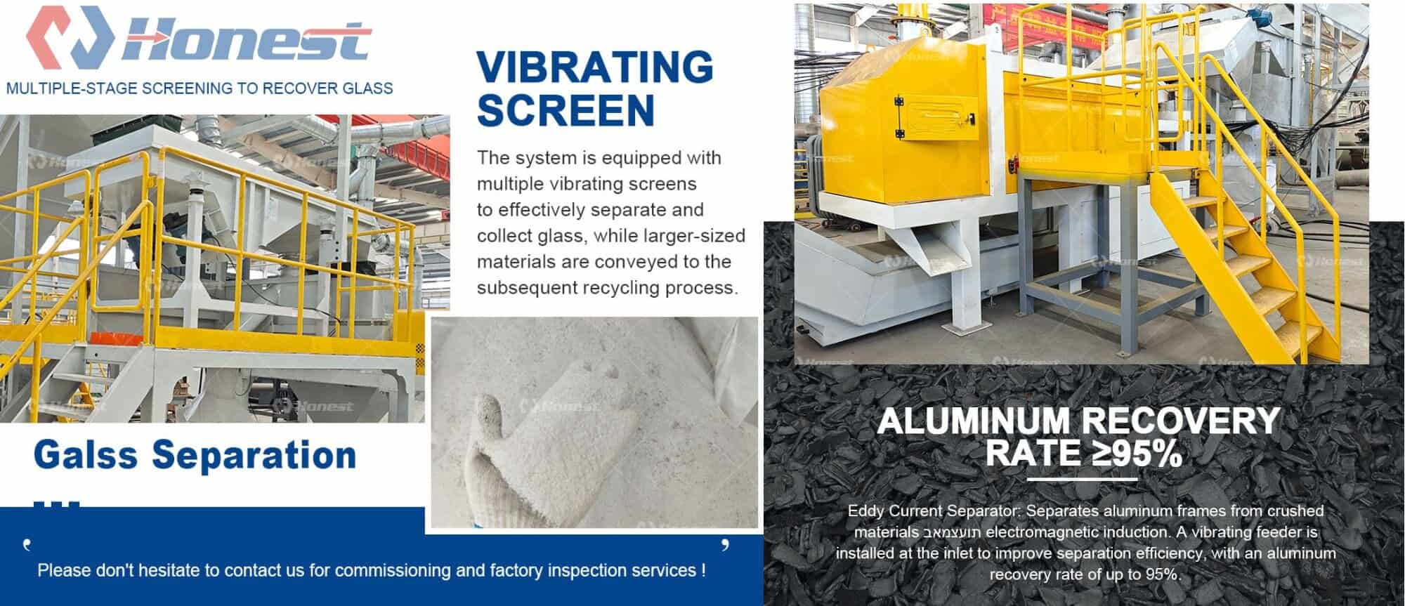 Bifacial PV Panel Recycling Machine Equipment Structure