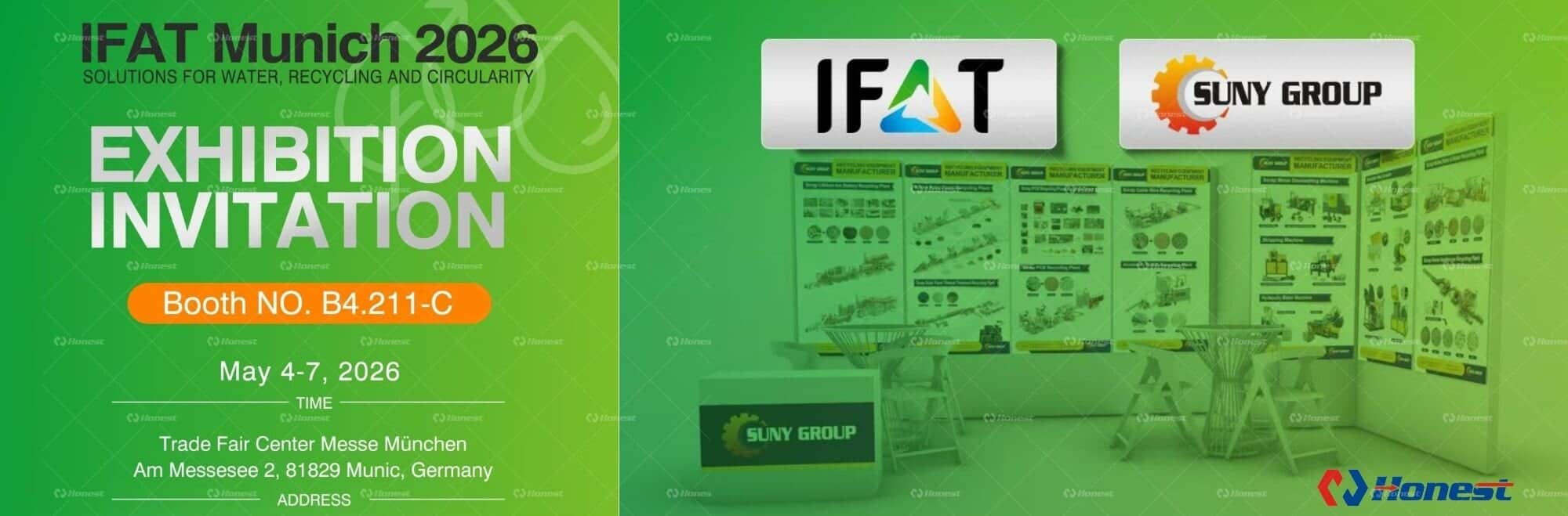 Meet Us at IFAT Munich 2026 – Advanced Recycling Solutions
