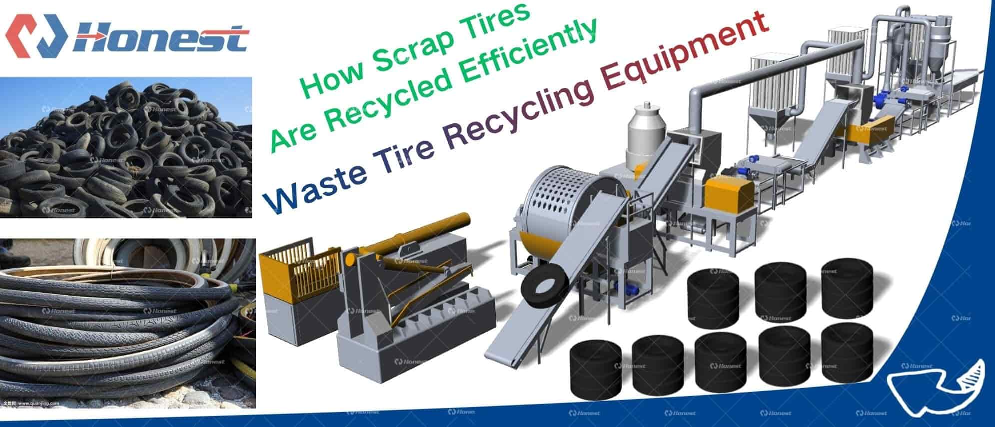 Waste Tire Recycling Working Process and Equipment