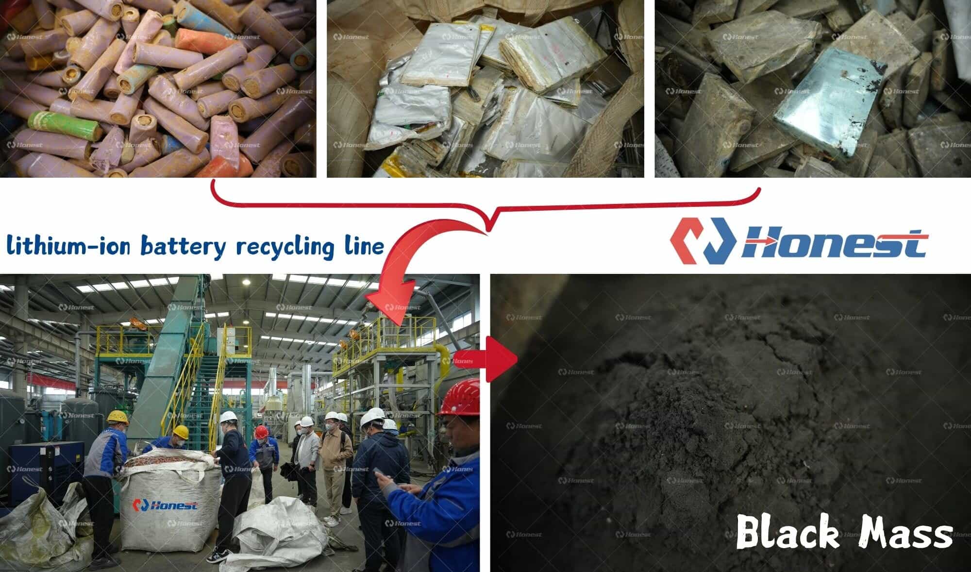 lithium-ion battery recycling line